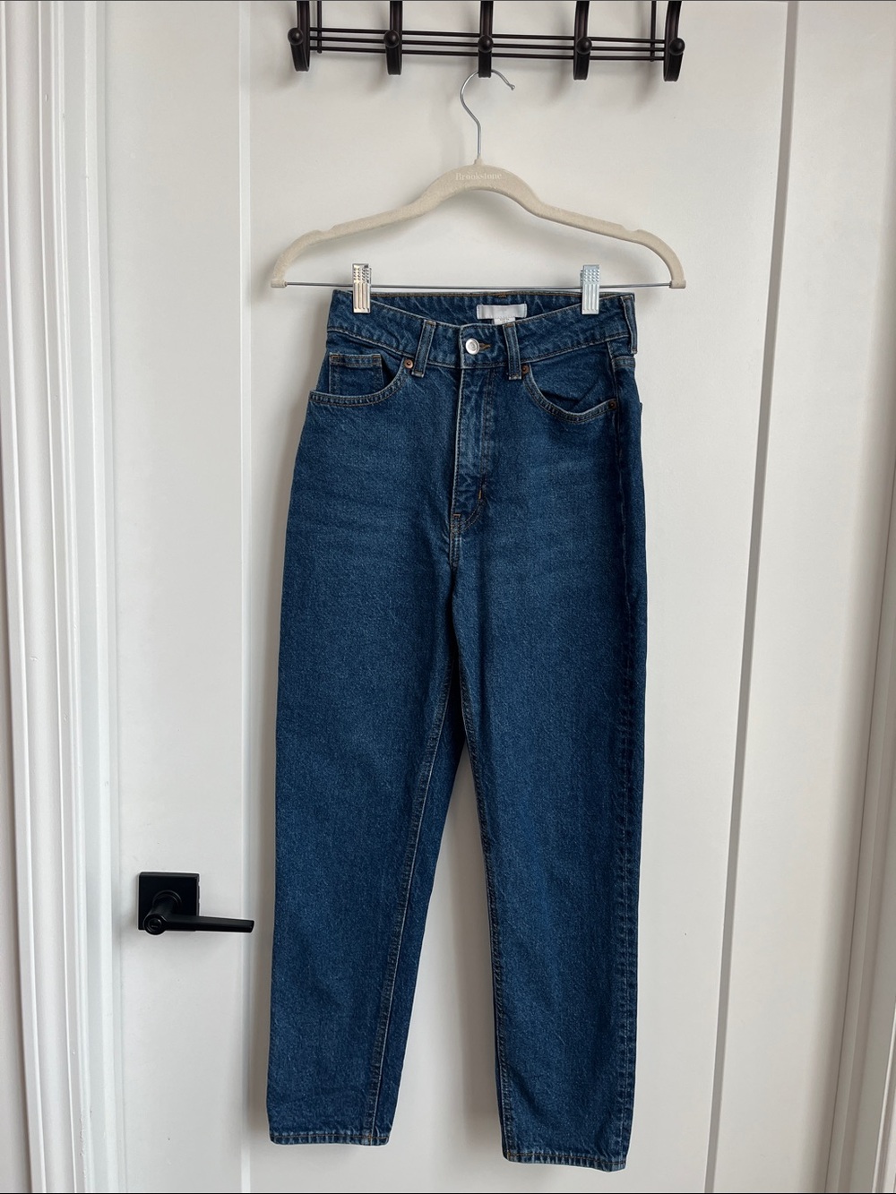 H&M High-Rise Dark Blue Denim Jeans Women’s size 4